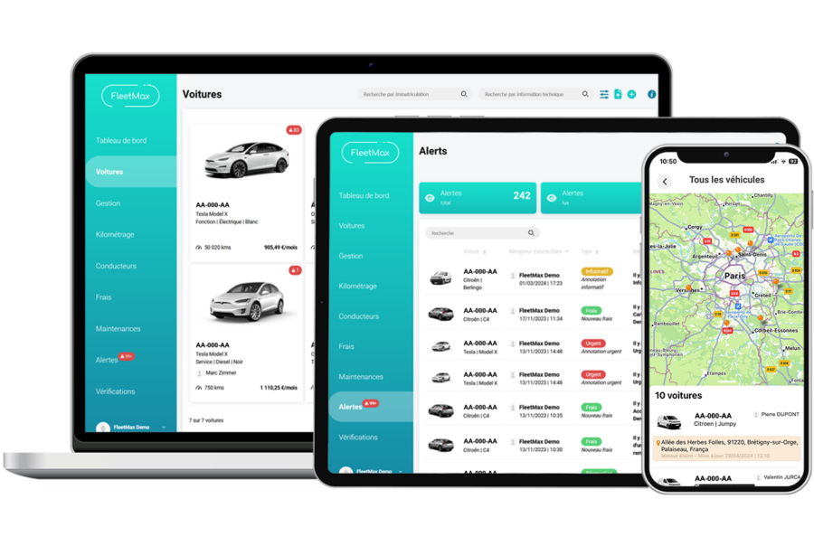 Logiciel de Gestion de Flotte | Suivi, Coûts, Contrats 1 fleetmax